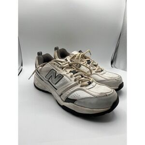 New Balance 409 Mens White Athletic Running Shoes Size 11.5 2E GrandpaCore READ